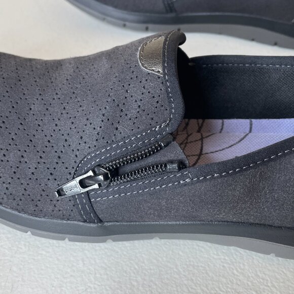 Aravon Wembly Side Zip Faux Suede Shoes Size 8.5 Narrow - Picture 10 of 16